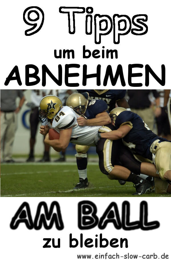 9 Tipps, wie Du beim Abnehmen am Ball bleibst