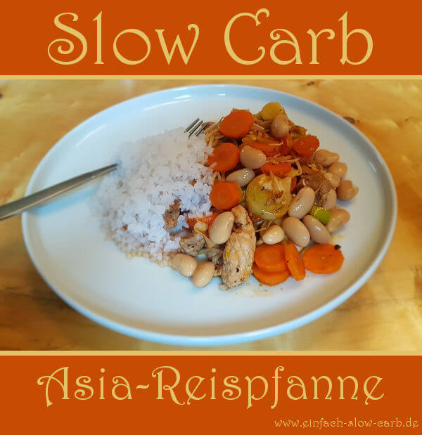 Slow Carb Asia-Reispfanne